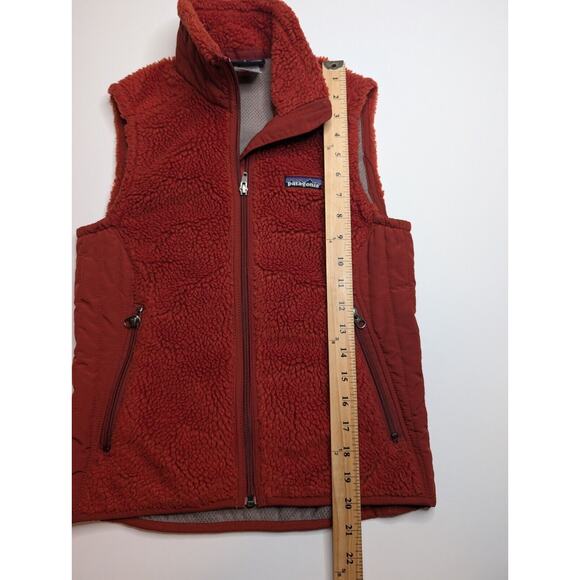 Patagonia Women's Classic Retro-X Vest Fleece Brick Red Size XS - Picture 6 of 10
